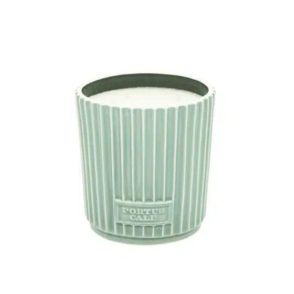 Portus Cale White Crane Candle