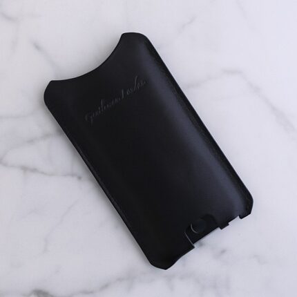 iPhone Black leather case
