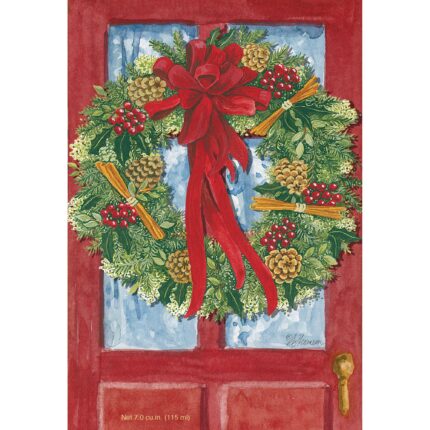 Red Door Wreath Fresh Scents Large Sachet