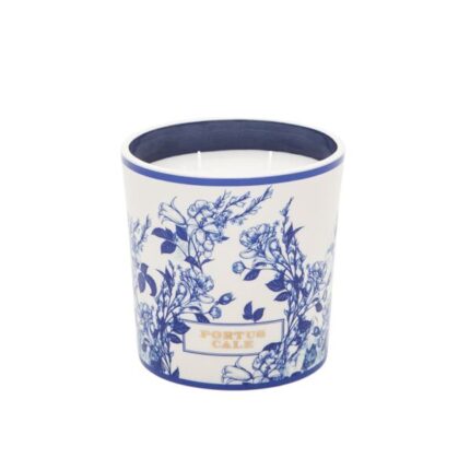 4 Wicks Gold & Blue Candle 1.4Kg
