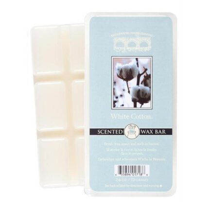 Scented Wax Bar - White Cotton 50-80h
