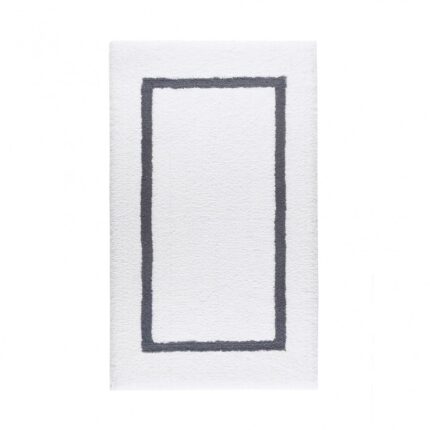 Double Tone Navy Bath Rug 50 x 80cm