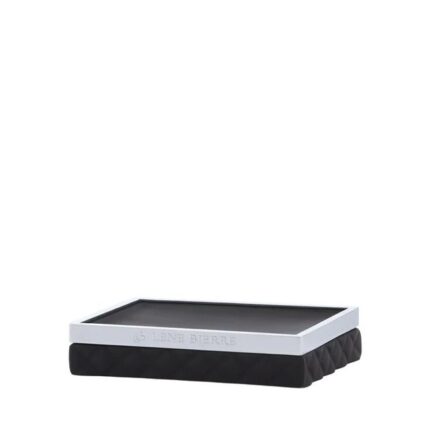 Portia soap dish 13x10 cm. black