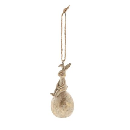 Semina easter rabbit H7.2 cm. light gold