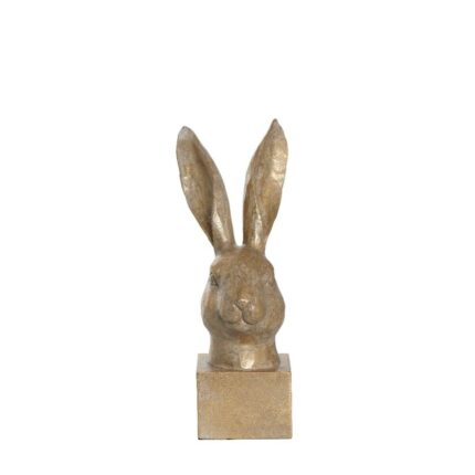 Semina Easter Bunny Bust H26.2 cm. light gold