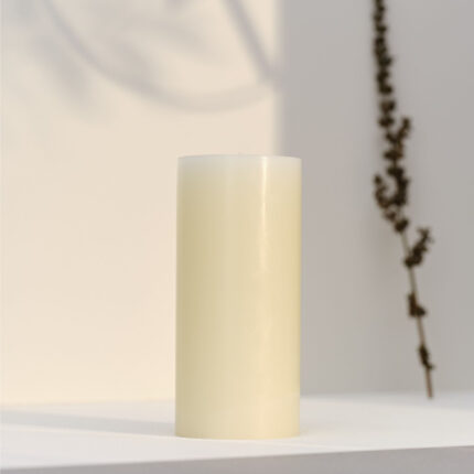 Cylindrical candle 75h Timeless Ivory