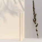 12 Straight Candles 7h Timeless Ivory