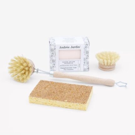 Andree Jardin natural dishwashing set - grapefruit