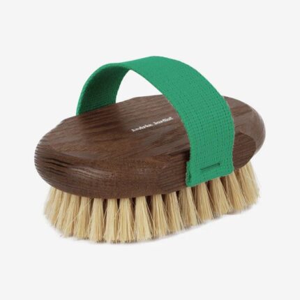 Andree Jardin  COLOR body massage brush- ash wood - hog bristle - green