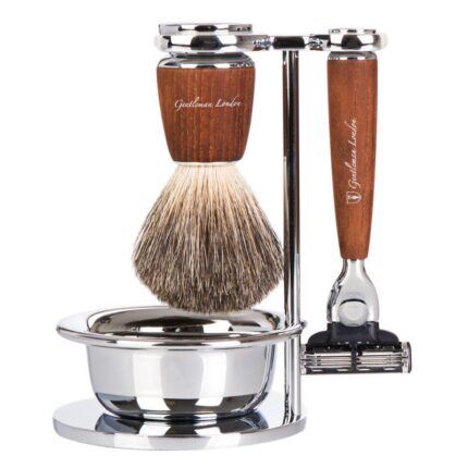 Gentleman London - Shaving Set, 4 part, Steamed Ash