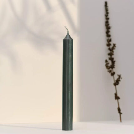 12 Straight Candles 7h Timeless Green
