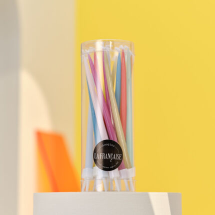 20 Multicolored birthday candles