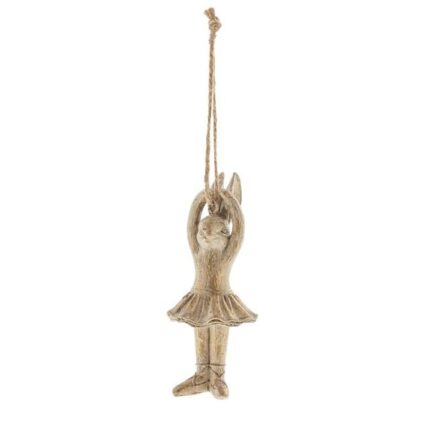 Semina easter rabbit H11.5 cm. light gold