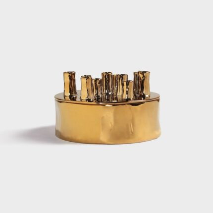 Vase Anouk spouts gold large