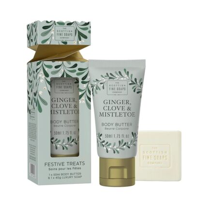 Ginger, Clove & Mistletoe Festive Treats (50ml Body Butter & 40g Luxury Soap)