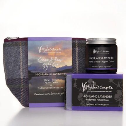 Highland Lavender Soap & Cream Gift Set