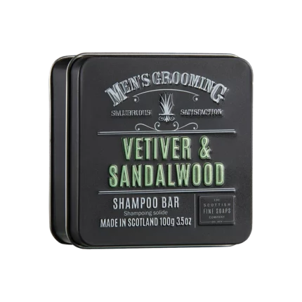 Vetiver & Sandalwood Shampoo Bar 100g