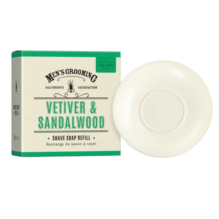 Vetiver & Sandalwood Shave Soap Refill 100g