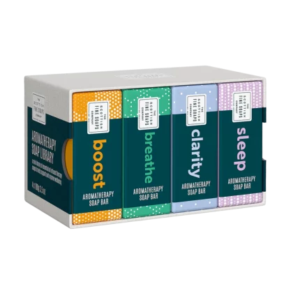 Assorted Aromatherapy Library - 4x100g Soap Bars