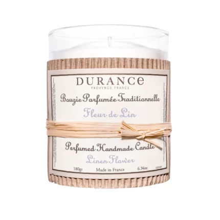 Perfumed Candle Linen Flower 180gr