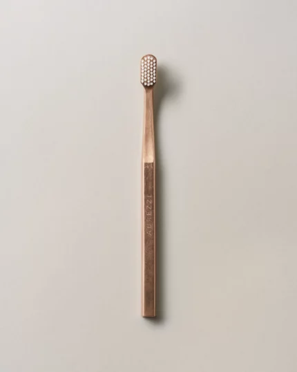 Aurezzi Toothbrush Rose/ White 18K Rose Gold lated M