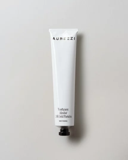 Aurezzi Toothpaste Menthol 24K Gold Particles  Whitening
