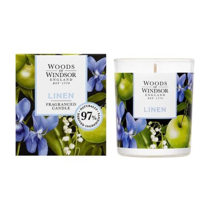 Woods Of Windsor Linen Candle 150g