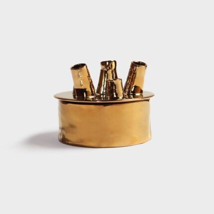 Vase Anouk spouts gold small