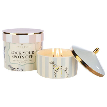 Yvonne Ellen Rock Your Spots Off Ceramic Candle
