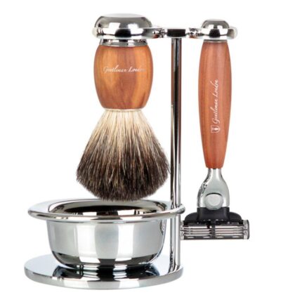 Gentleman London - Shaving Set, 3 part, Plum Wood