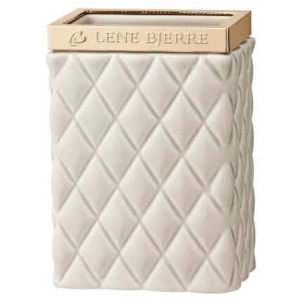 Portia tumbler 8x6x11 cm, Camel/L.Gold