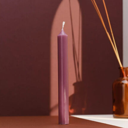 12 straight candles 7h Mauve Intense