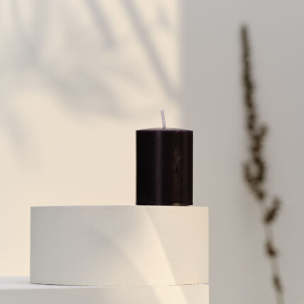 Votive candle 10h Timeless Black