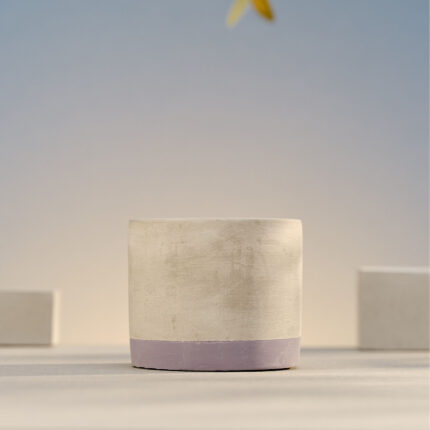 Outdoor Candle in Cement Jar 180g Lavender Citronnella