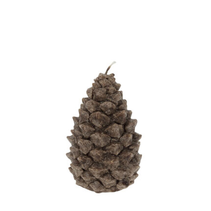 Pine Cone Candle 6h Brown