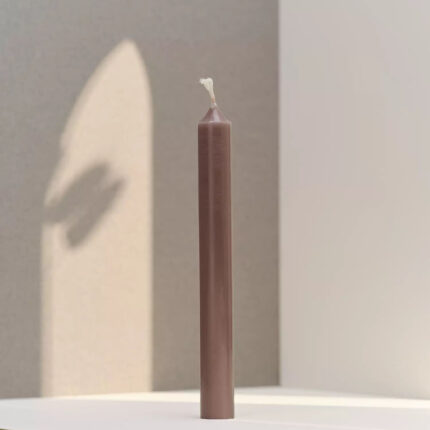 12 Straight Candles 7h Moka Chic