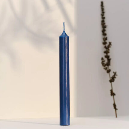 12 Straight Candles 7h Timeless Blue