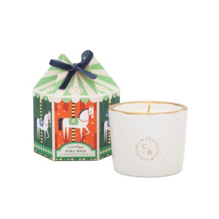 Aromatic Candle In Ceramic Cup Caramelized Pear and Spices 120g