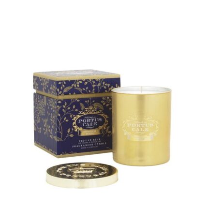 Portus Cale Festive Blue Golden Aromatic Candle