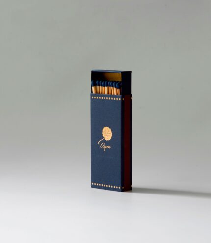 Hygge Navy Long Matches Amber Vanilla 9.6cm