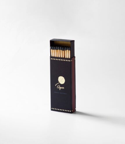 Hygge Black Long Matches Amber Vanilla 9.6cm