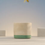 Outdoor Candle in Cement Jar 180g Mint Citronnella