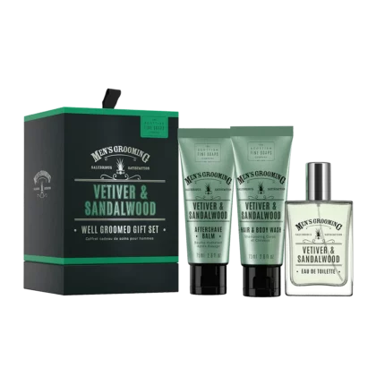 Vetiver & Sandalwood Well Groomed Gift Set