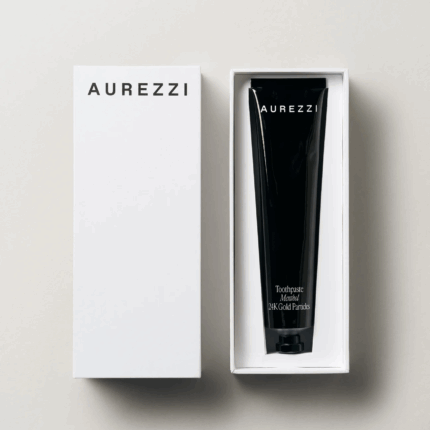 Aurezzi Toothpaste Peppermint 24K Gold Particles  Hydroxyapatite