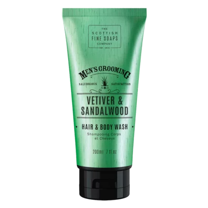 Vetiver & Sandalwood Hair & Body Wash 200ml