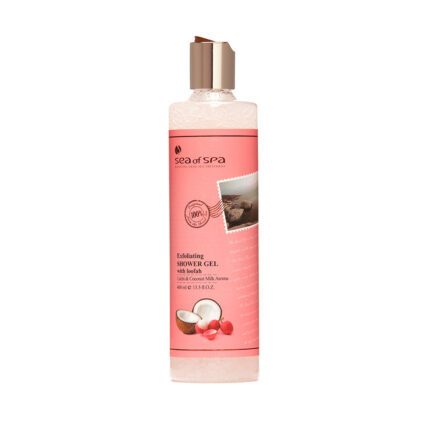 Exfoliating Shower Gel Litchi & Coconut Milk Aroma 400ml