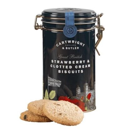 The London Collection: Strawberry & Clotted Cream Biscuits 200gr