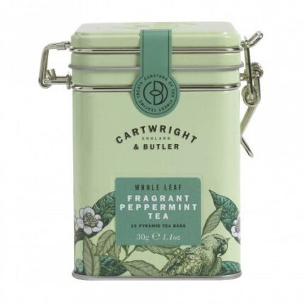 Pure Peppermint Whole Leaf Tea Bags Tin 30gr