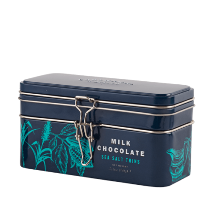 Sea Salted Milk Chocolate Thins 150gr