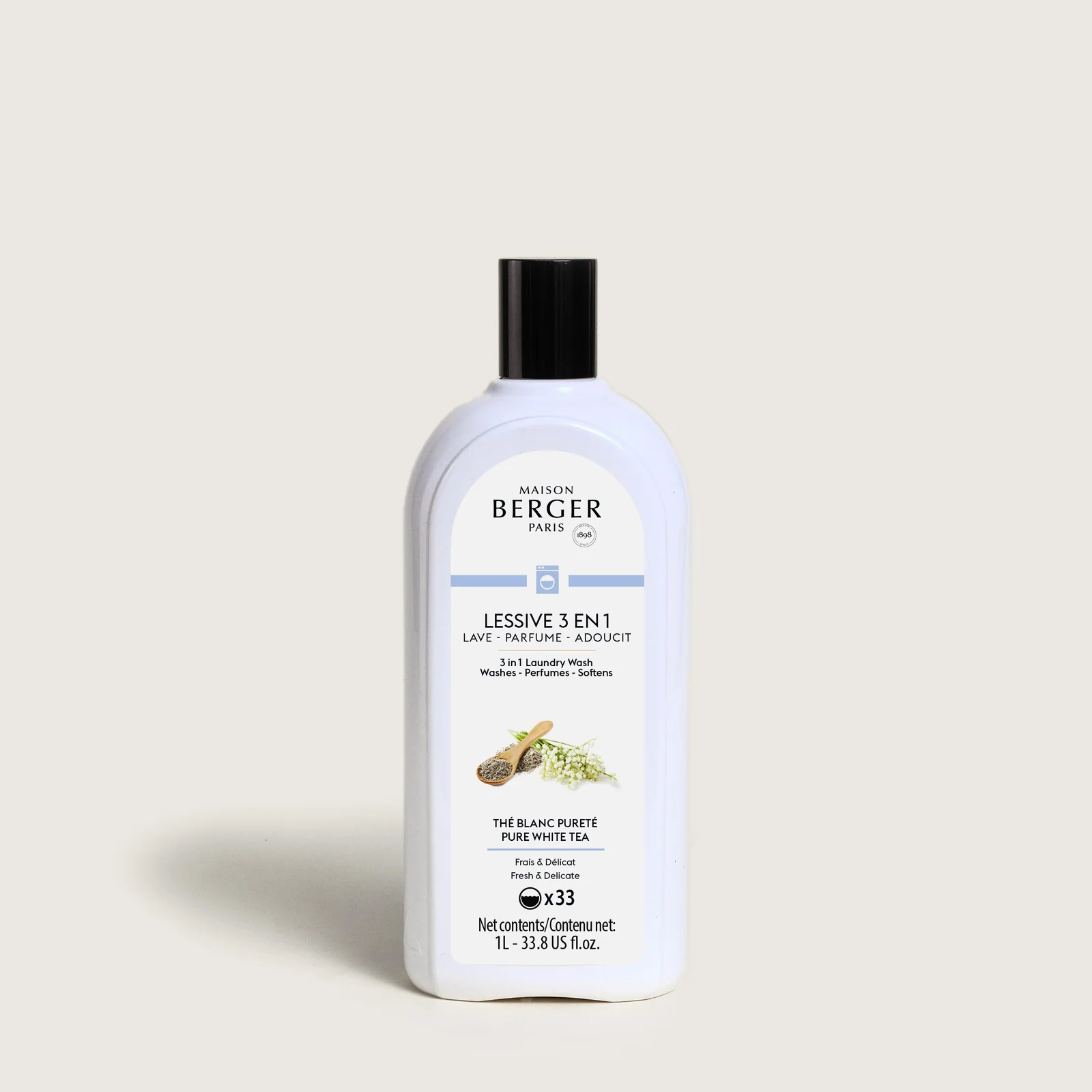 Pure White Tea 3 in 1 Laundry Wash 1 litre - Image 1